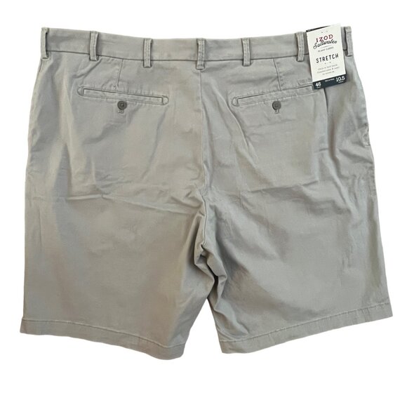 Izod Saltwater Relaxed Classics NWT Stretch Big & Tall Gray Shorts 46 - Picture 2 of 10